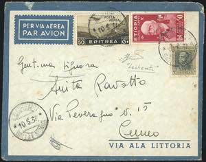 1937 - 50 cent. Vittorio Emanuele III (5), ... 