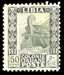 1927 - 50 cent. Pittorica, senza filigrana, ... 