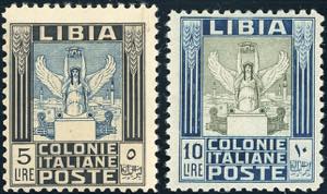 1937 - 5 lire e 10 lire Pittorica, dent. 11, ... 