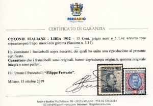 1912/15 - Prima emissione, ... 