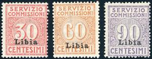 SERVIZIO COMMISSIONI 1915 - Soprastampati, ... 