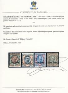 1925 - Soprastampati, serie ... 