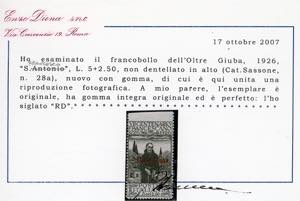 1926 - 5 + 2,50 lire San ... 