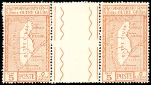 1926 - 5 cent. arancio Annessione (29), ... 