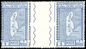1926 - 1 lira azzurro Annessione (34), ... 