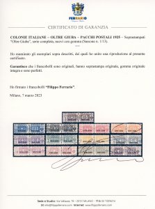 PACCHI POSTALI 1925 - ... 