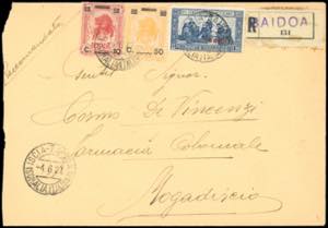 1927 - 1,25 lire San Francesco, 10 cent. su ... 