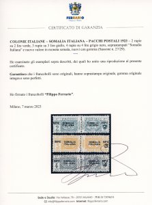 PACCHI POSTALI 1923 - ... 