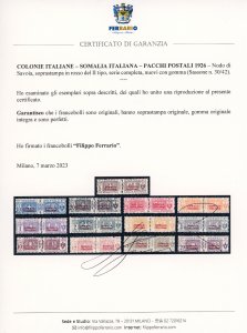 PACCHI POSTALI 1926 - Nodo di ... 