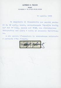 PACCHI POSTALI 1940 - 50 cent. ... 