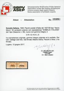 PACCHI POSTALI 1940 - 50 cent. ... 