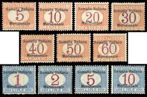 SEGNATASSE 1906 - Soprastampati Somalia ... 