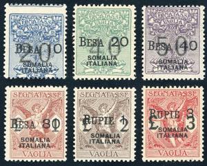 SEGNATASSE VAGLIA 1924 - Soprastampati in ... 