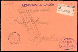 ANNULLAMENTI-ISCIA BAIDOA - Busta ... 