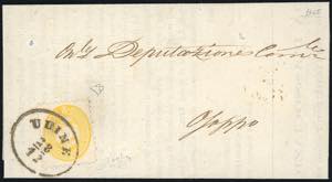 1865 - 2 soldi giallo, dent. 9 1/2 (41), ... 