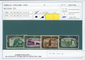 1930 - Milizia III, serie ... 