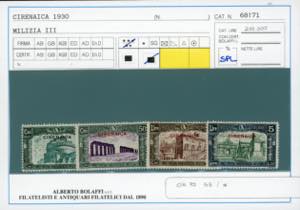 1930 - Milizia III, serie ... 