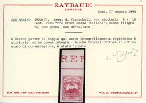 1916 - 10 + 5 cent. Croce Rossa, ... 