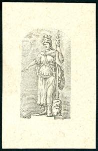 1918 - Pro combattenti, prova in nero del ... 