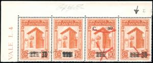 1943 - 10 cent. Ventennale dei Fasci, non ... 