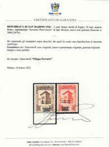 1943 - 5 cent., 10 cent. ... 