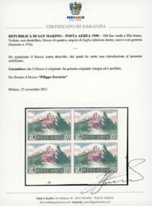 1950 - 500 lire Vedute, non ... 