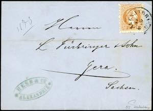 AUSTRIA LEVANTE 1848/73 - 15 soldi ... 