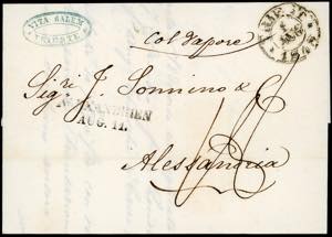 AUSTRIA LEVANTE 1848/73 - 15 soldi ... 