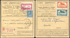 FRANCIA POSTA AEREA 1930 - Carta aeropostale ... 