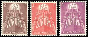 LUSSEMBURGO 1957 - Europa Pax, serie ... 
