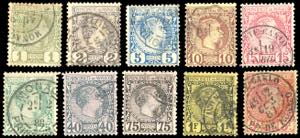 MONACO 1885 - Carlo III, serie completa ... 