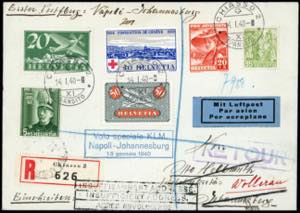 SVIZZERA POSTA AEREA 1940 - Aerogramma ... 