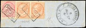 EGITTO POSTA EUROPEA 1864 - 10 cent., ... 