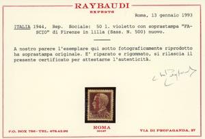 REPUBBLICA SOCIALE ITALIANA 1944 - ... 