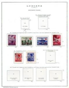 LUBIANA OCCUPAZIONE ITALIANA 1941 ... 