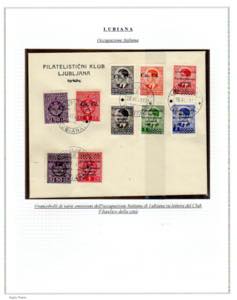 LUBIANA OCCUPAZIONE ITALIANA 1941 ... 