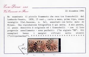 MILANO, muto punti 11 - 15 cent. ... 