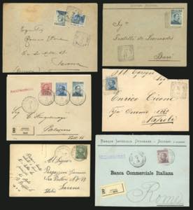 UFFICI POSTALI ALLESTERO-SCUTARI 1907/1914 ... 
