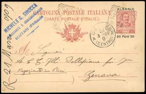 UFFICI POSTALI ESTERO-ALBANIA ... 