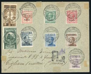 EGEO 1912/1920 - Nove buste con ... 