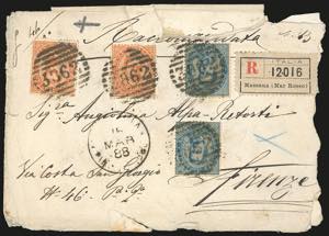 ERITREA MASSAUA 1888/1895 - Due ... 