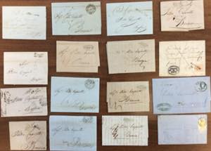 AUSTRIA 1840/1875 - Tredici lettere ... 