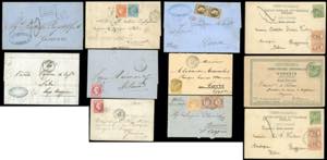 FRANCIA LEVANTE 1861/1911 - Due lettere non ... 