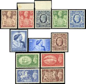 GRAN BRETAGNA 1939/1951 - Bellinsieme di ... 