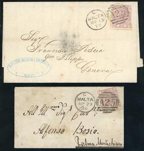 MALTA/GIBILTERRA 1907/1917 - Otto ... 