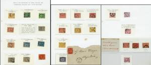 EGITTO 1865/1875 - Ventidue francobolli e ... 