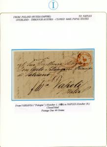 NAPOLI-IMPERO RUSSO POLONIA 1838 - ... 