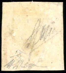 1858 - 50 grana rosa brunastro ... 