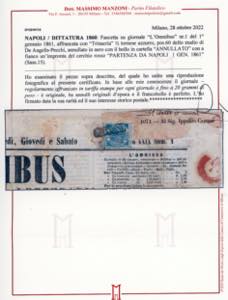 1861 - 1/2 tornese azzurro ... 