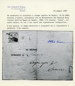 1860 - 1/2 tornese azzurro chiaro ... 